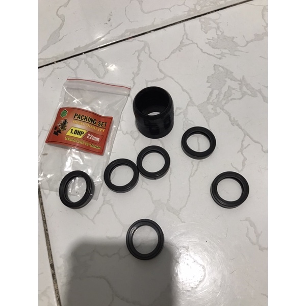 Bộ phớt đầu xịt rửa xe / phun thuoc 1/2hp. 21mm, máy sử dụng ty 18mm