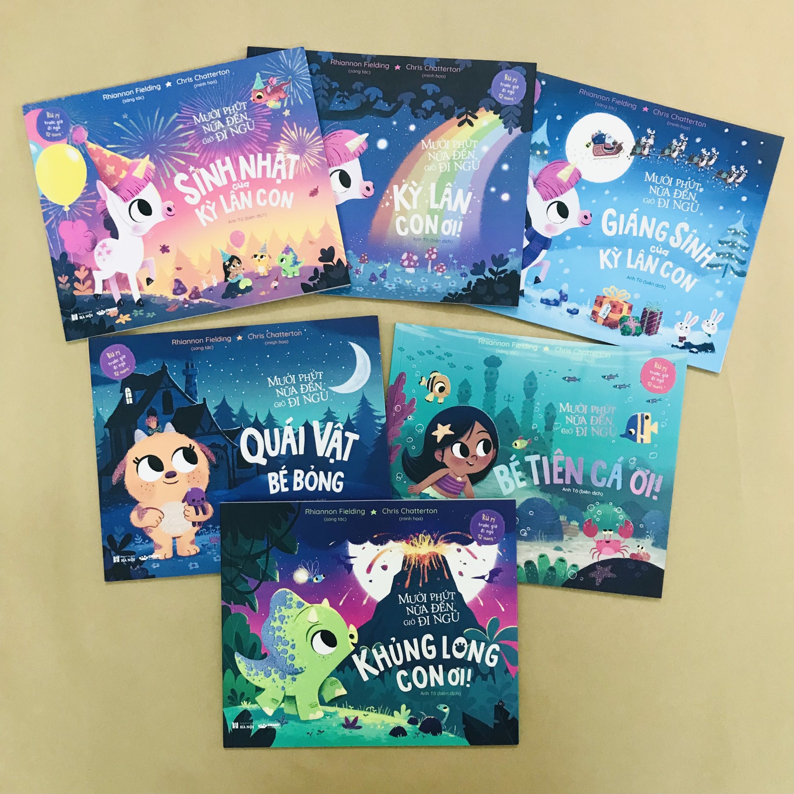 Bộ sách "Mười phút nữa đến giờ đi ngủ" - Bộ 6 cuốn