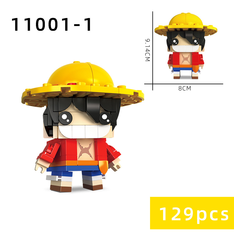 Lego One Piece Mô Hình One Piece Đảo Hải Tặc Các Nhân Vật Luffy Zoro Sanji Robin Chất Liệu Nhựa ABS Cao Cấp annhienstore19