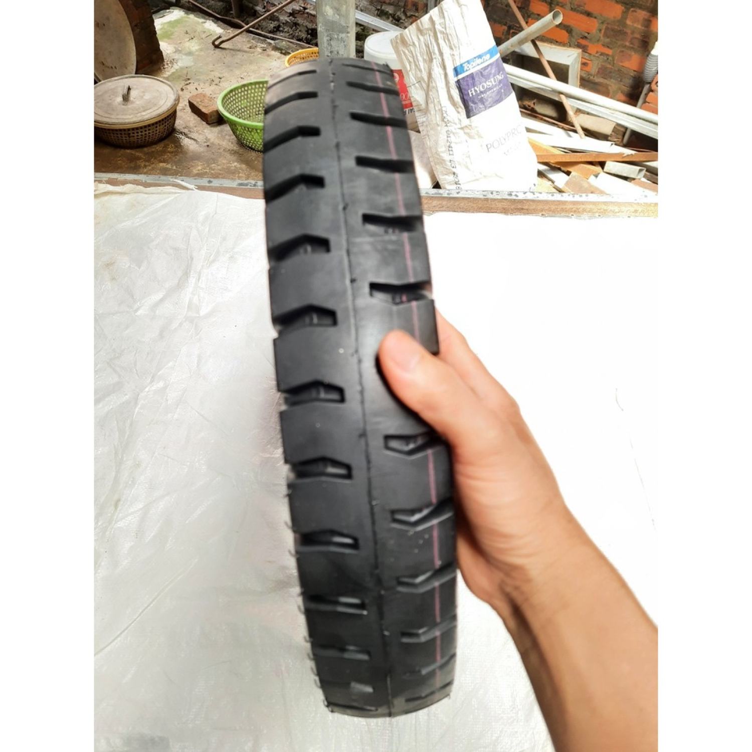 Lốp 400-12 dùng lắp các loại mâm thông số sử dụng cho xe 3 bánh,4 bánh