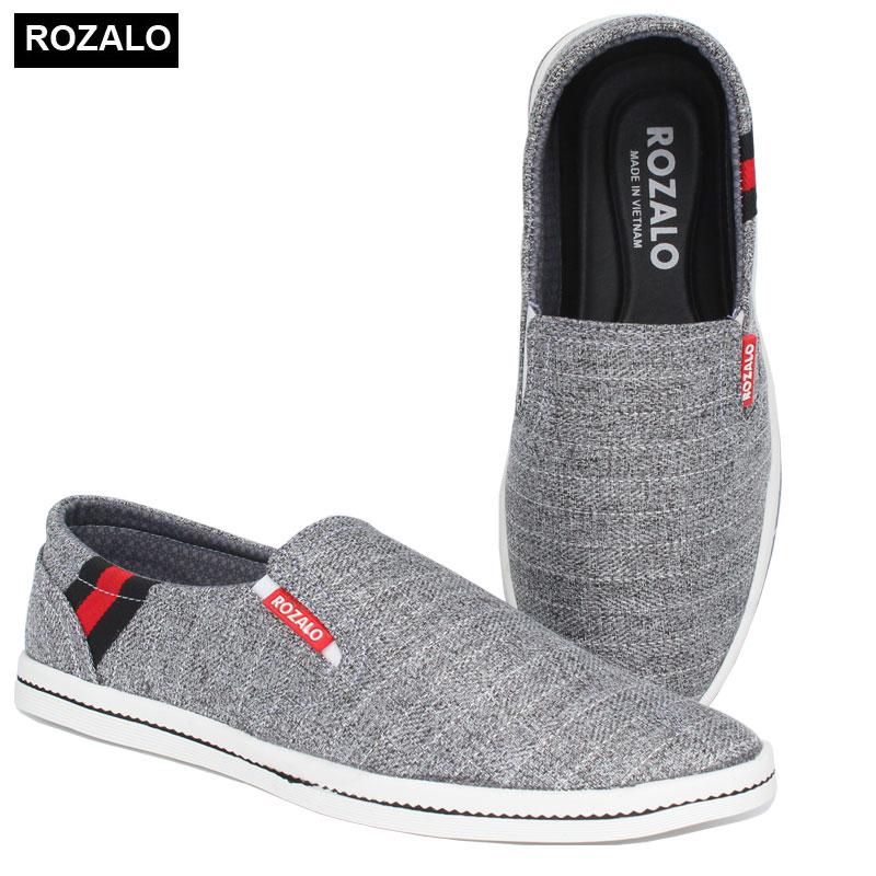 Giày lười vải nam Rozalo R5815