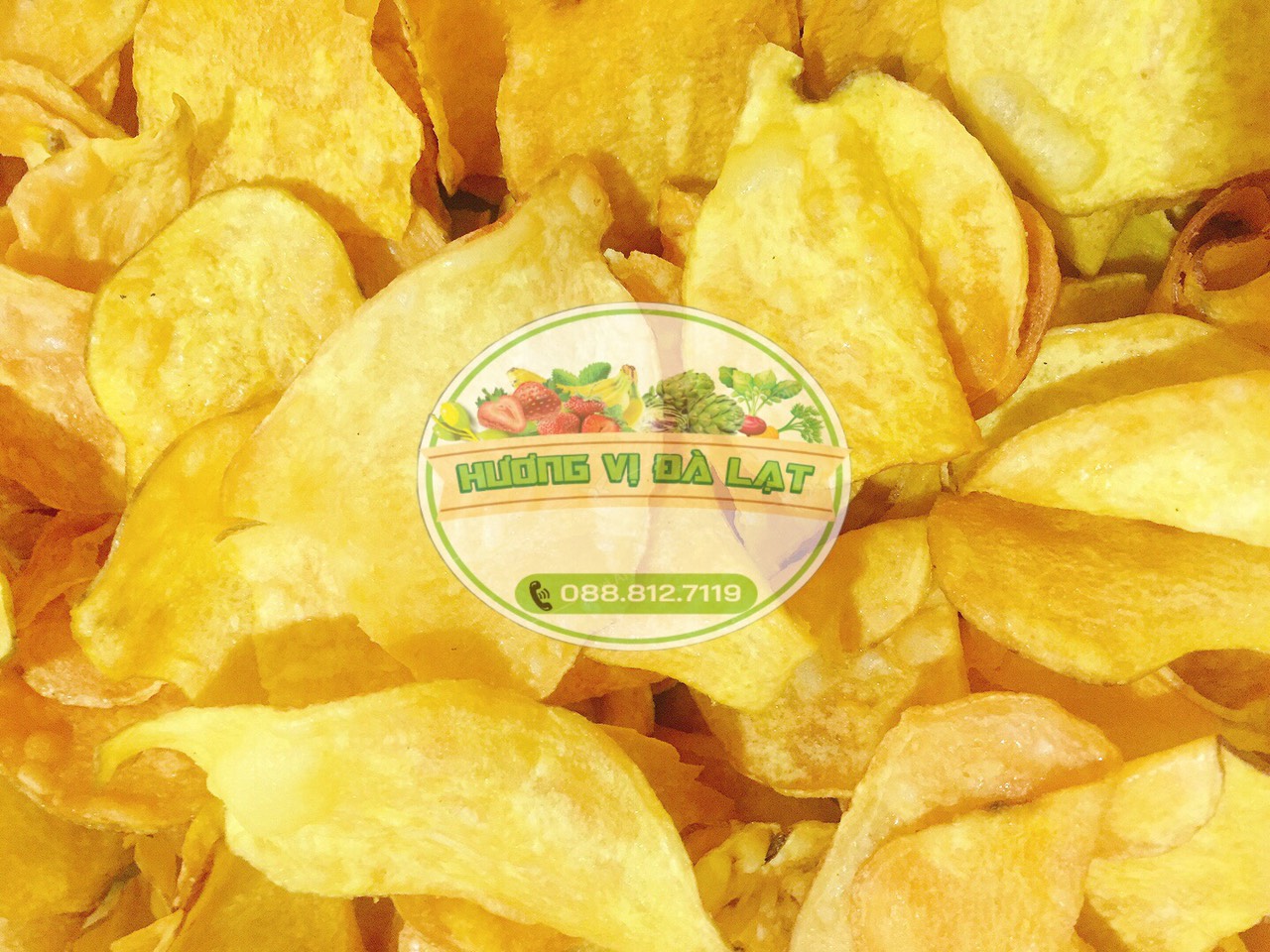 500g khoai lang vàng sấy mật ong siêu ngon - đặc sản đà lạt