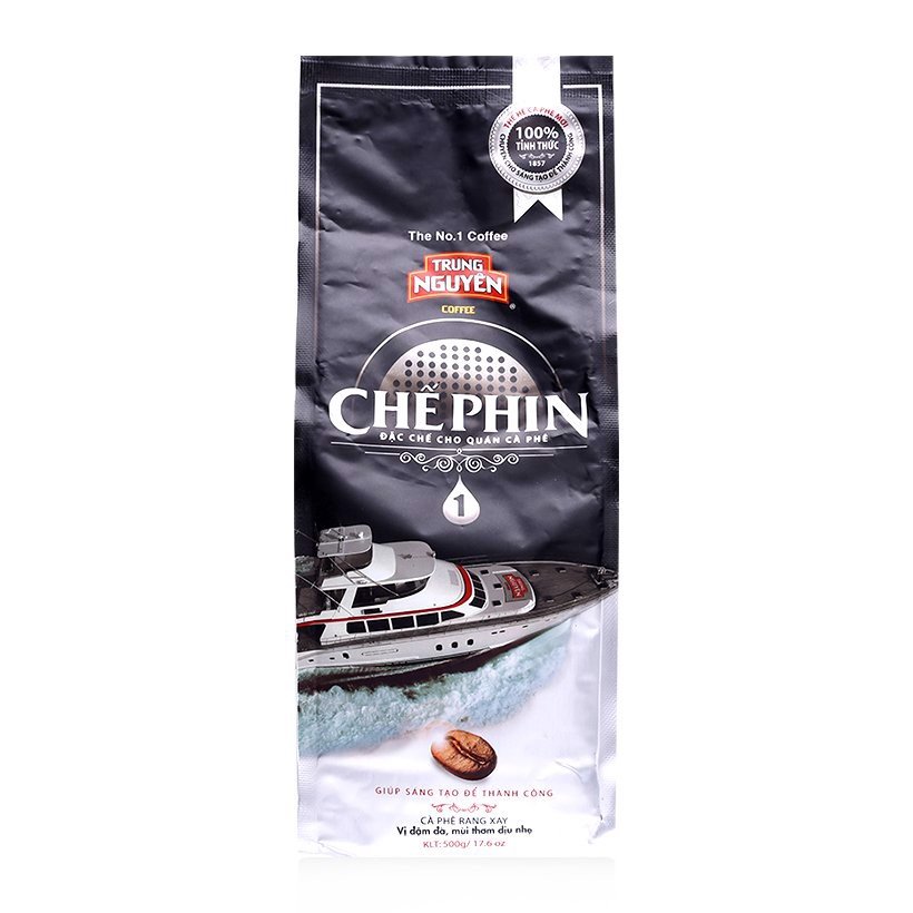 Cà phê trung nguyên chế phin 1 - bịch 500gam - cà phê rang xay đặc chế cho quán cà phê