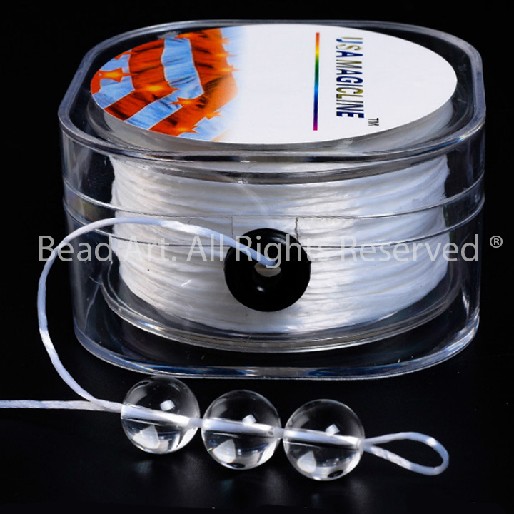   5 Mét  Dây Chun Tơ Gân Lụa Co Giãn USA Magicline Dùng Xỏ Vòng Tay Chuỗi Hạt Trang Sức 0.5MM Dây Cước - Bead Art 