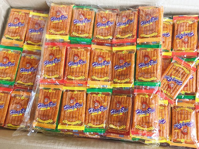 Bịch 60 Gói Snack Sườn Dê Nướng Ăn Vặt Tuổi Thơ