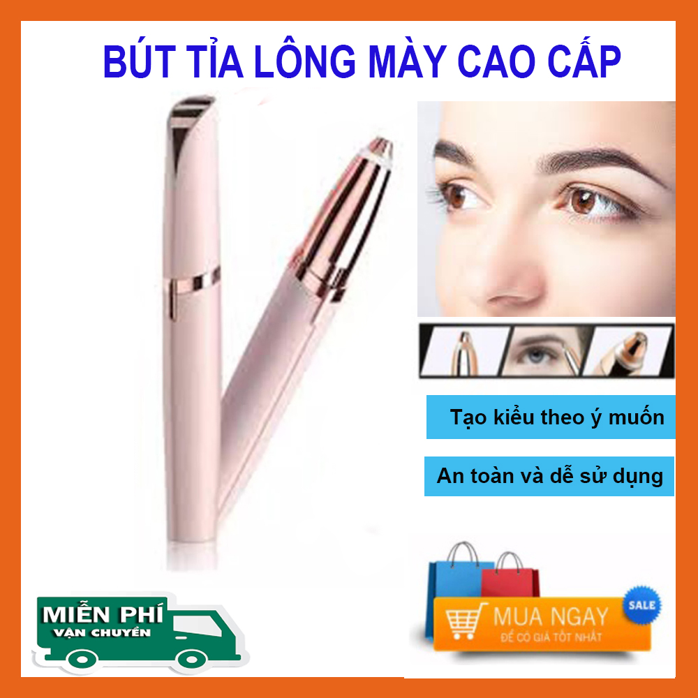 Dao Cạo Lông Mày, Máy Cạo Lông Mày, Máy Tỉa Lông Mày Cao Cấp. [HÀNG XỊN] Thiết kế nhỏ gọn, tinh tế và sang trọng. Máy dễ sử dụng, hoạt động êm ái, không làm tổn thương da.