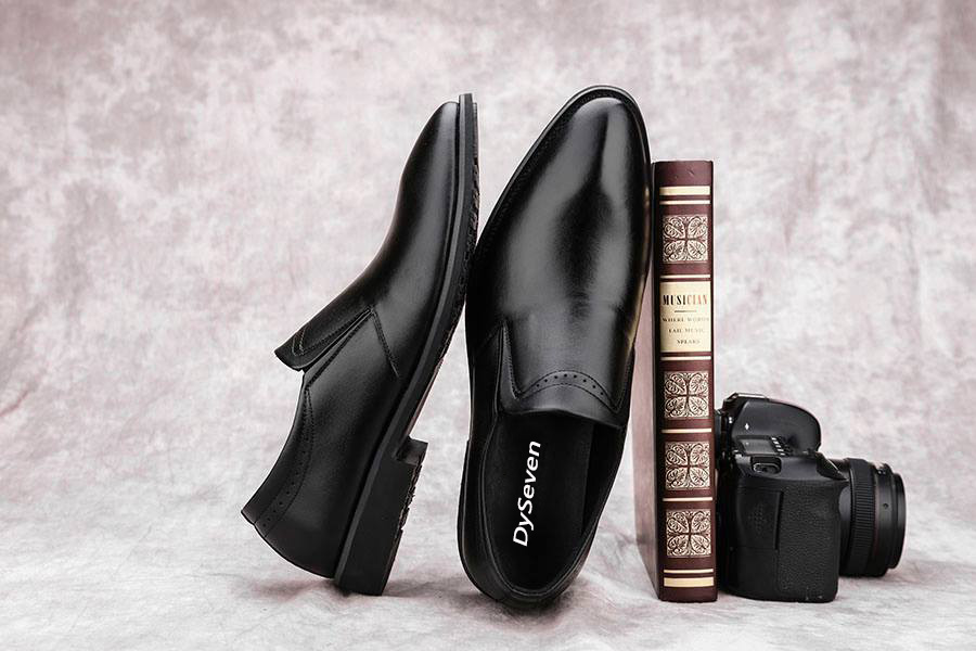 Giày Da Nam Công Sở Da Bò Cao Cấp - DYSEVEN - Thời Trang Thanh Lịch Da Bò Xịn Mềm Bóng Tự Nhiên