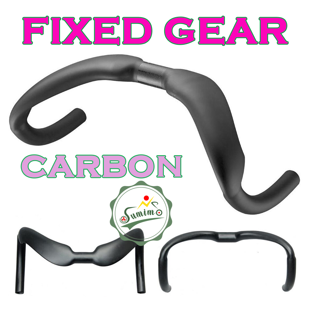 Ghi đông carbon TRACK 31.8mm cho fixed gear
