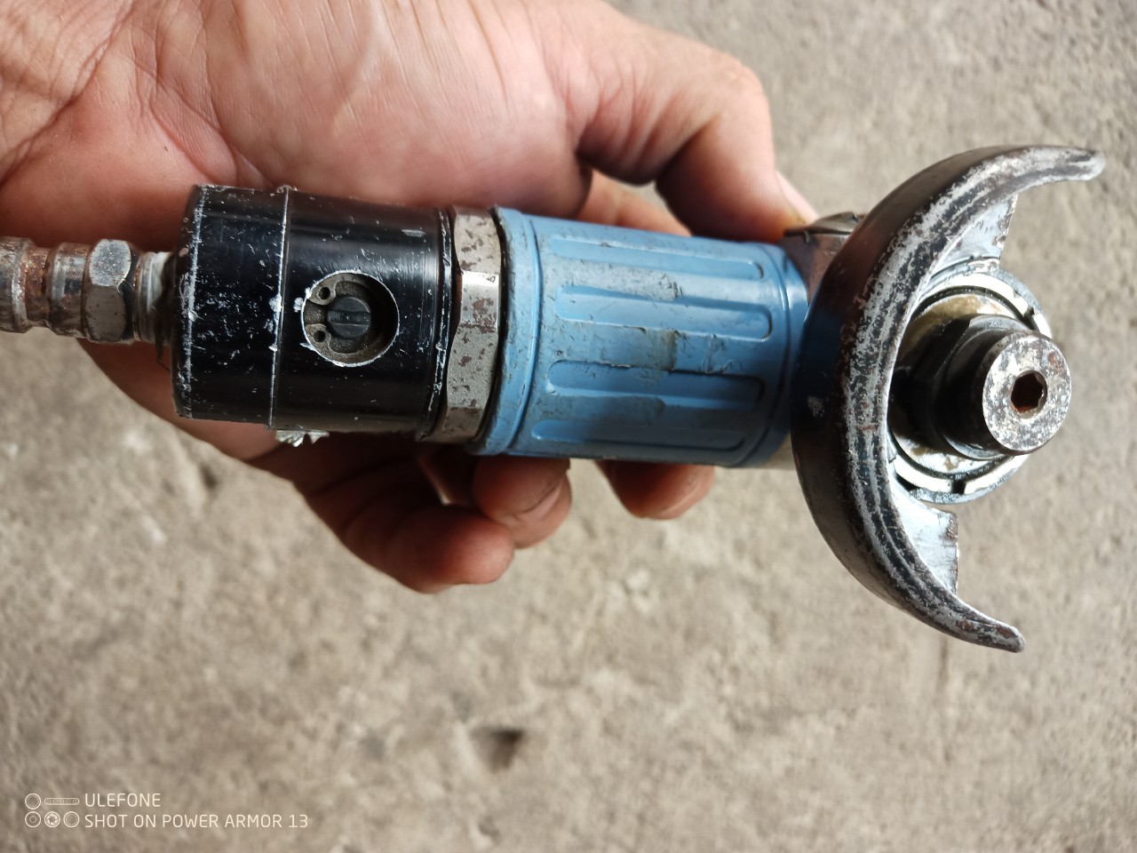 Máy mài mini bằng hơi, khí nén Nitto MLG-25 hàng bãi nhật