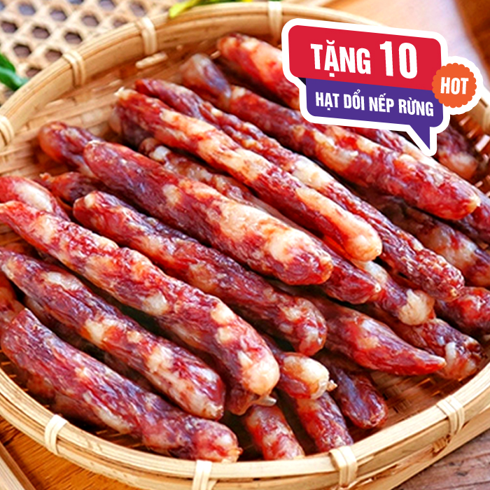 Lạp xưởng gác bếp Tây Bắc , lạp sườn sấy chuẩn vị miền núi đảm bảo an toàn vệ sinh thực phẩm