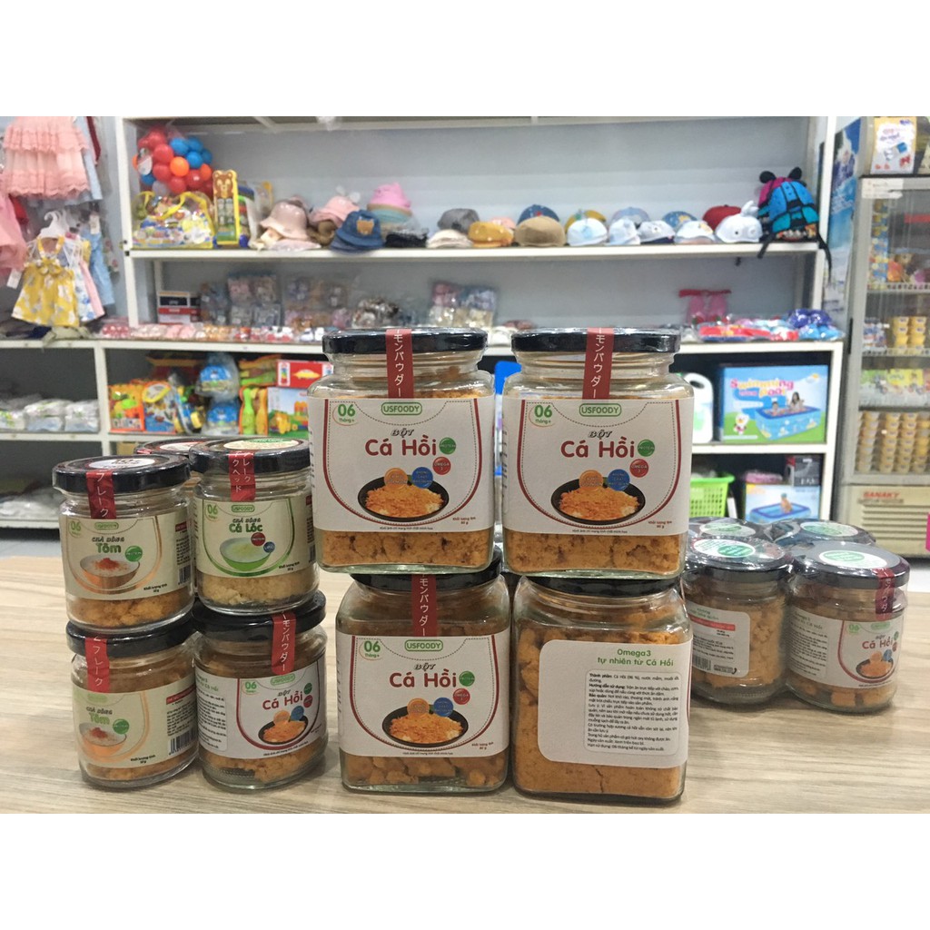 Chà Bông Cá Lóc  US FOOD 20g 6m+