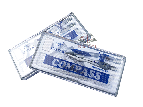 Compa bộ đầy đủ các dụng cụ học tập
