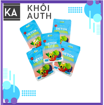 Viên khử mỡ giảm cân giấm táo Detox Cholesterol Thái Lan 60 viên-shop khoi auth