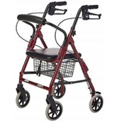 Hàng nhập, Lucass] Khung tập đi cao cấp, xe đẩy 4 bánh, có phanh tay, giỏ đựng, ghế ngồi Lucass W14