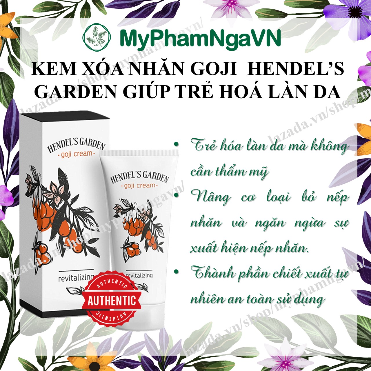 Kem goji nâng cơ xóa nhăn và chống chảy sệ