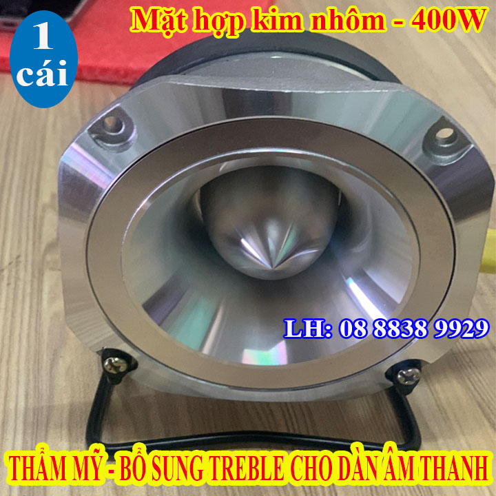 TREBLE LỚN CAO CẤP 400W SPS AUDIO NHẬP KHẨU + CHÂN + TỤ - VÀNH NHÔM - GIÁ 1 LOA