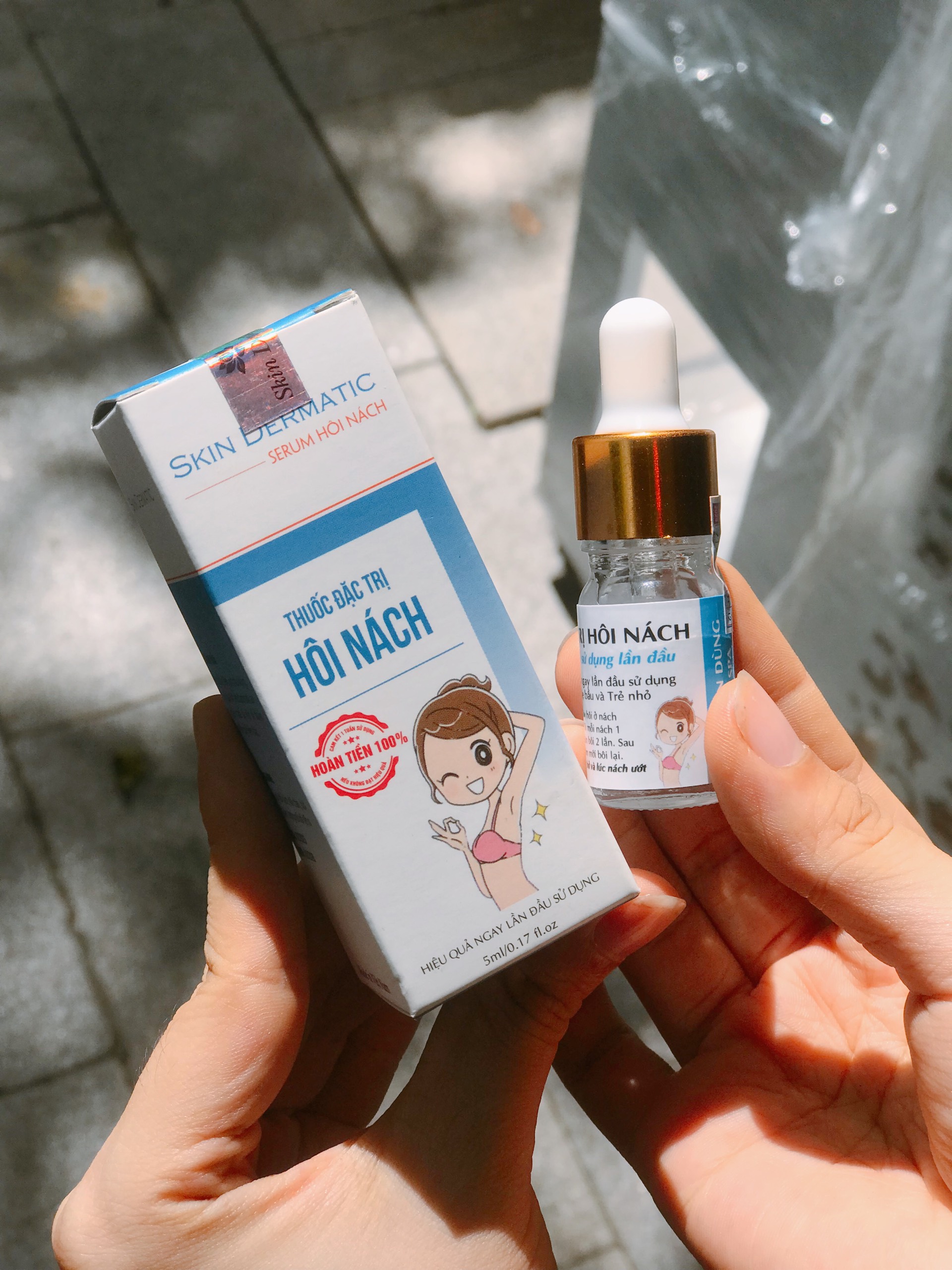 Serum Hôi Nách SKIN DEMATIC  5ml - Triệt Bay Mùi Hôi Nách