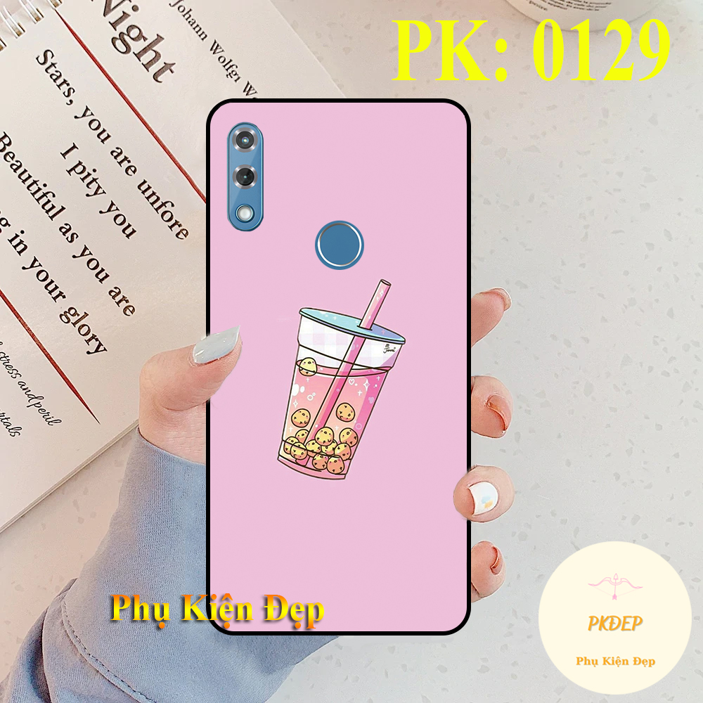 [HCM]Ốp lưng Vsmart Star 4 dẻo đen in hình trà sữa siêu dễ thương