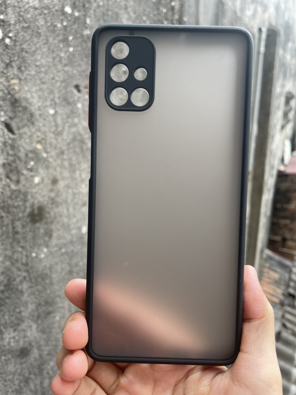 Ốp lưng nhám cho Samsung Galaxy M51 chống sốc, bảo vệ Camera