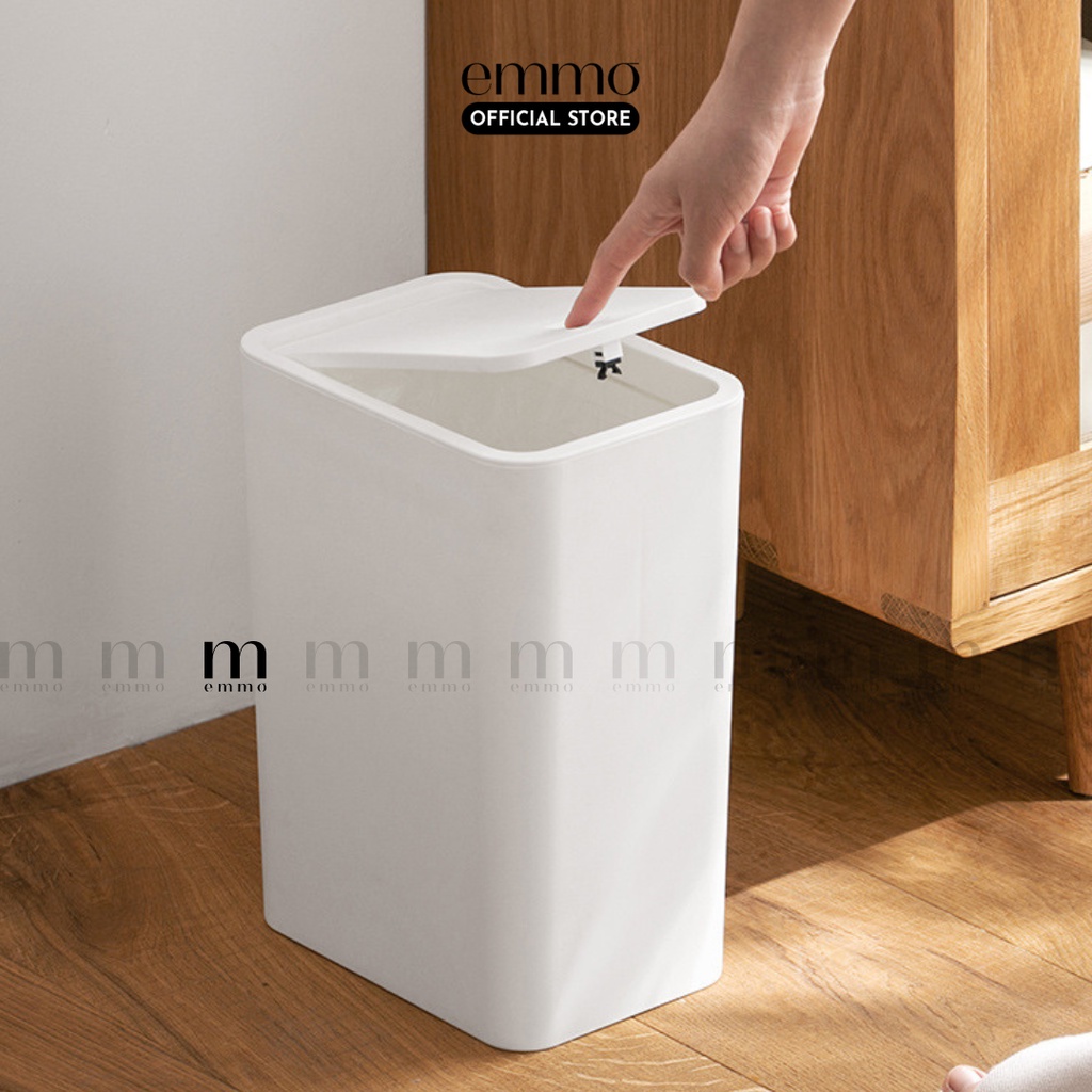 Thùng rác 1 chạm emmo towerbin