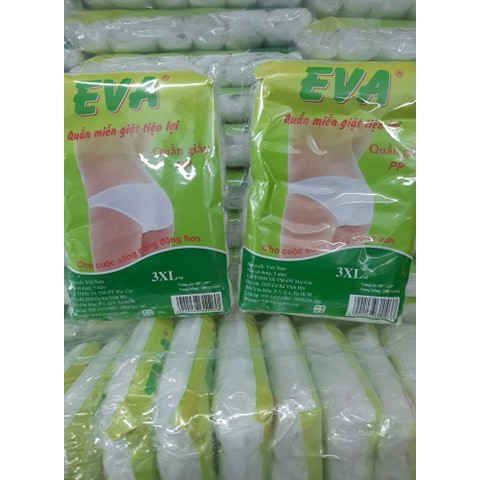 Quần lót giấy eva dùng 1 lần. bịch 6 cái