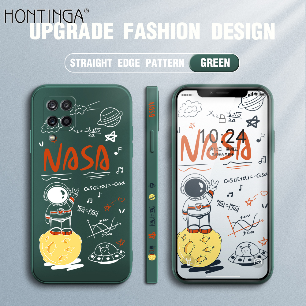 Victorry ốp lưng cho samsung galaxy a12 m12 ốp lưng thiết kế mặt trăng phi hành gia nasa hoạt hình graffiti ốp lưng họa tiết viền silicon mềm lỏng chính hãng ốp lưng bảo vệ toàn bộ máy ảnh ốp lưng điện thoại mềm cho nam