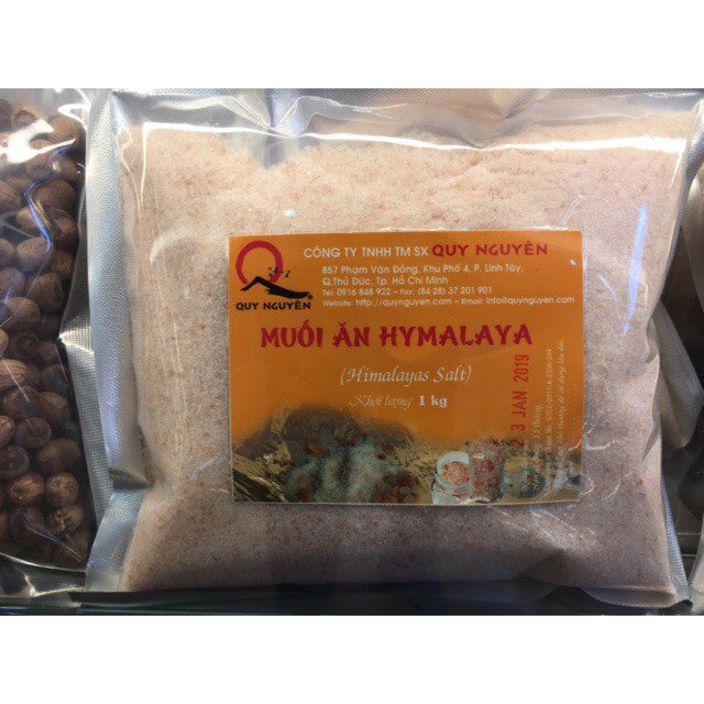 Muối ăn Hymalaya Quy Nguyên 1kg