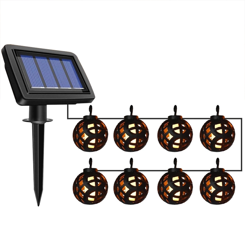 Lịch sử giá Solar Flame Ball Lamp Outdoor Solar String Lights ...