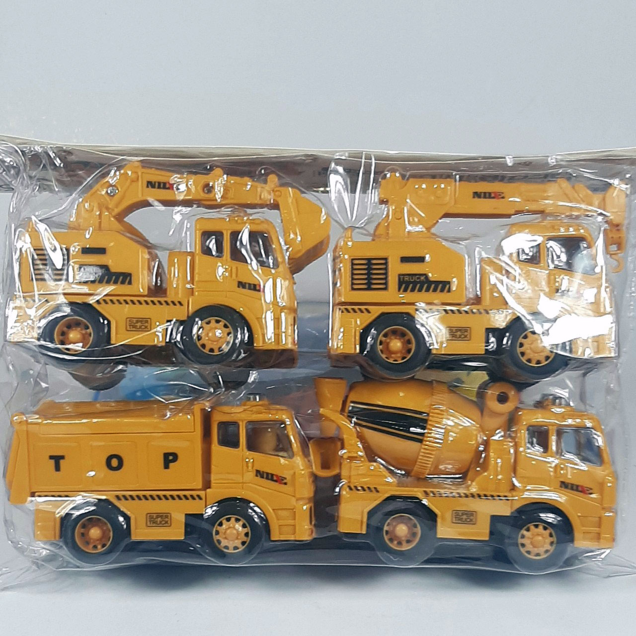 Bộ xe mô hình công trình chạy trớn