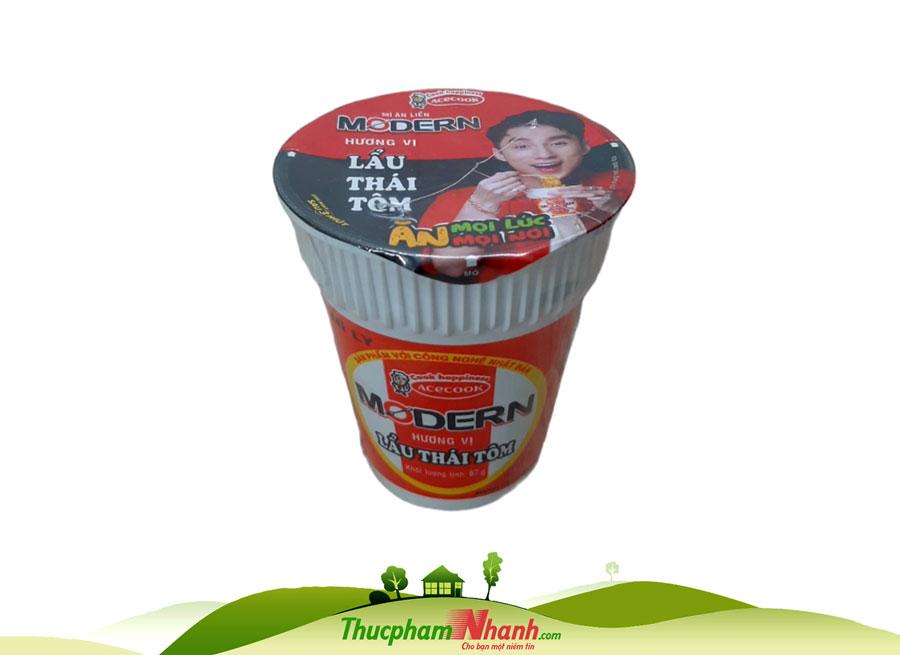 Mì ly modern vị lẩu thái tôm - ly 67g