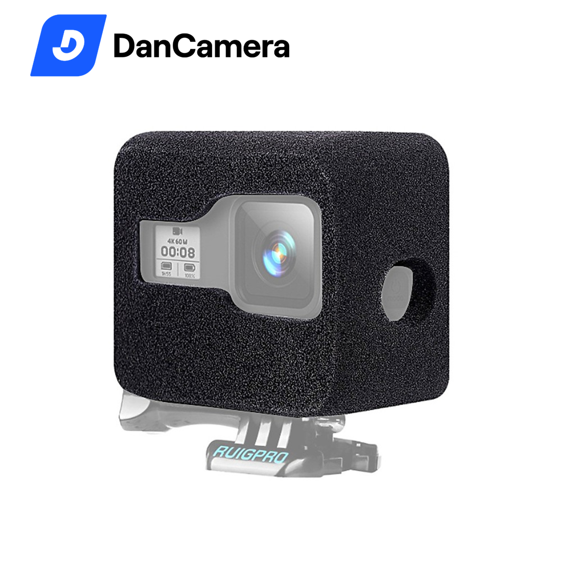 Ốp Lọc gió cho gopro hero 5/6/7/8 [Giúp thu âm tốt hơn]