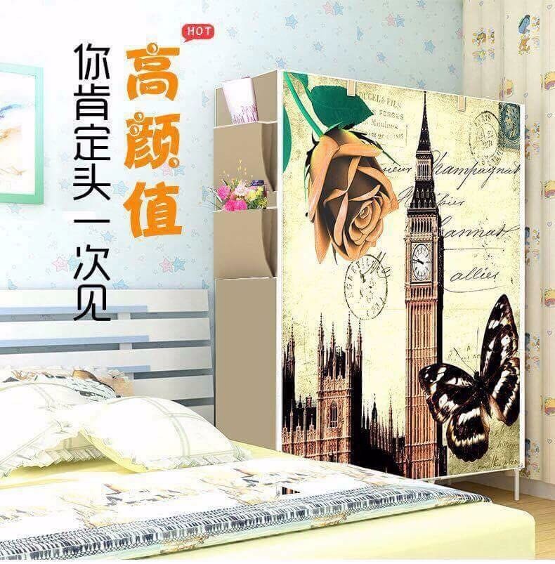Tủ quần áo 2 buồng 6 ngăn 3d - tủ quần áo 2 buồng 6 ngăn 3d
