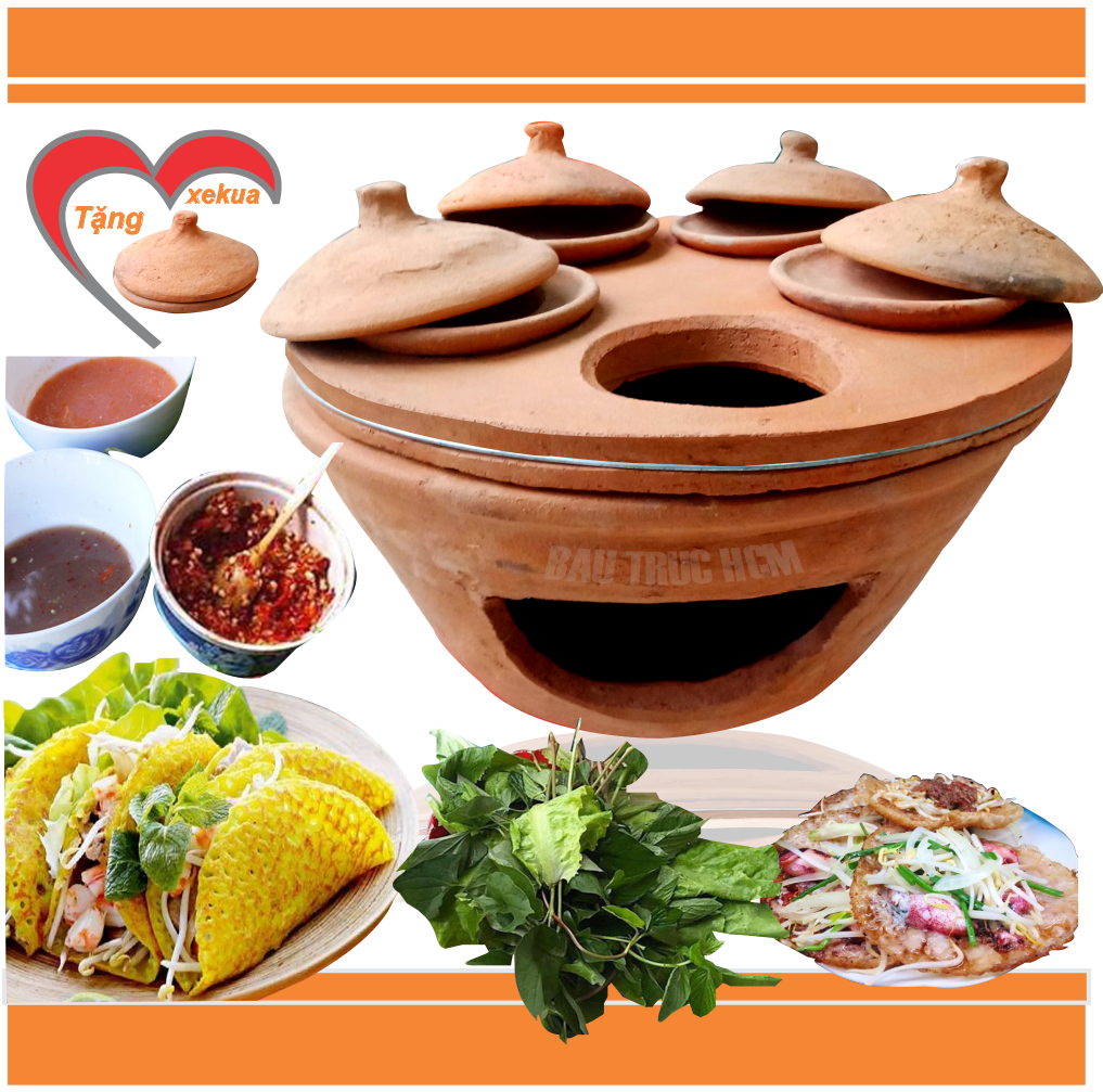 [HCM]LÒ BÁNH XÈO MIỀN TRUNG MẪU 5 CHÉN