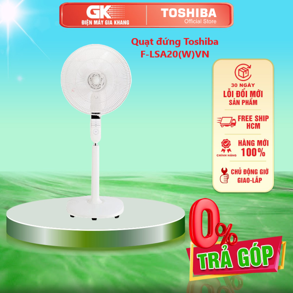 Quạt đứng Toshiba F-LSA20(W)VN - GIAO TOÀN QUỐC - FREESHIP HCM
