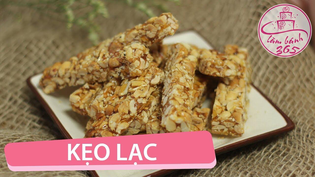 Kẹo lạc vừng truyền thống nhà làm siêu ngon
