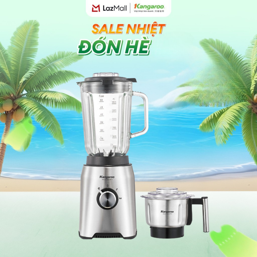 [BH 1 Năm] Máy xay sinh tố Kangaroo KGBL8002 - Hàng chính hãng