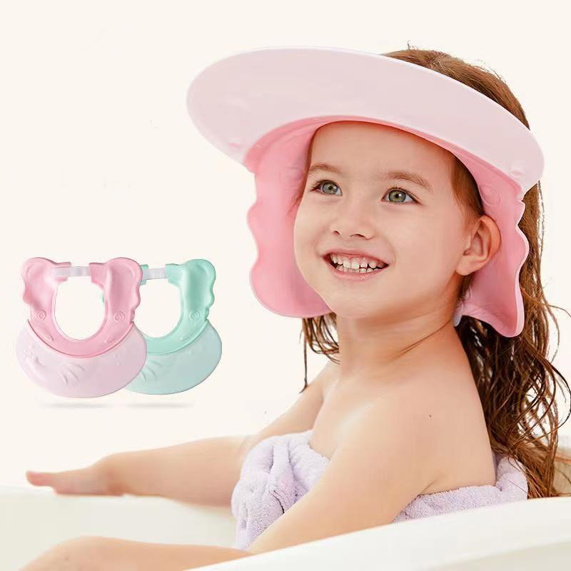 Mũ Tắm Gội Đầu Cho Bé Chắn Nước Vào Tai Và Mắt, Chất Liệu Mềm Mại Không Đau Thoải Mái Giúp Sản Phẩm Cho Mẹ Và Bé