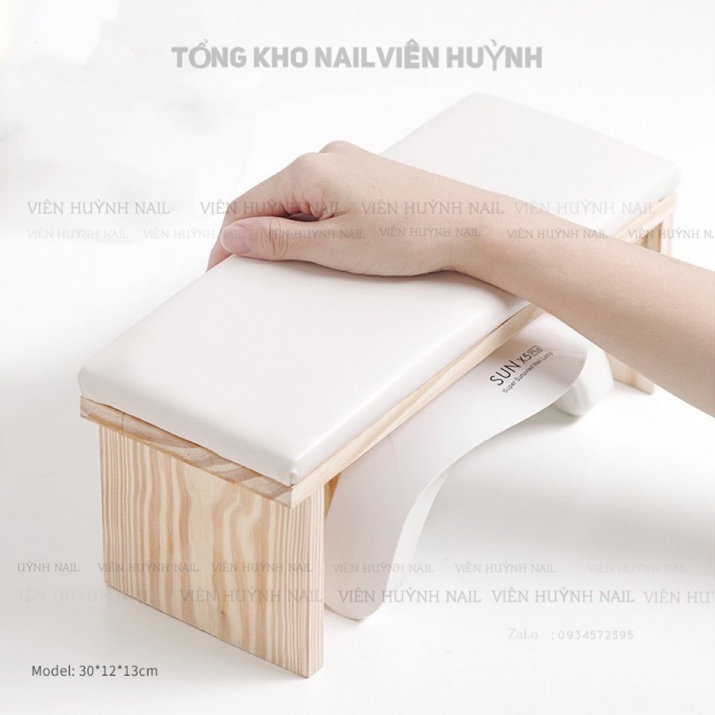 Ghế kê tay làm móng , ghế nail gác tay gỗ loại xịn trang trí tiệm nail