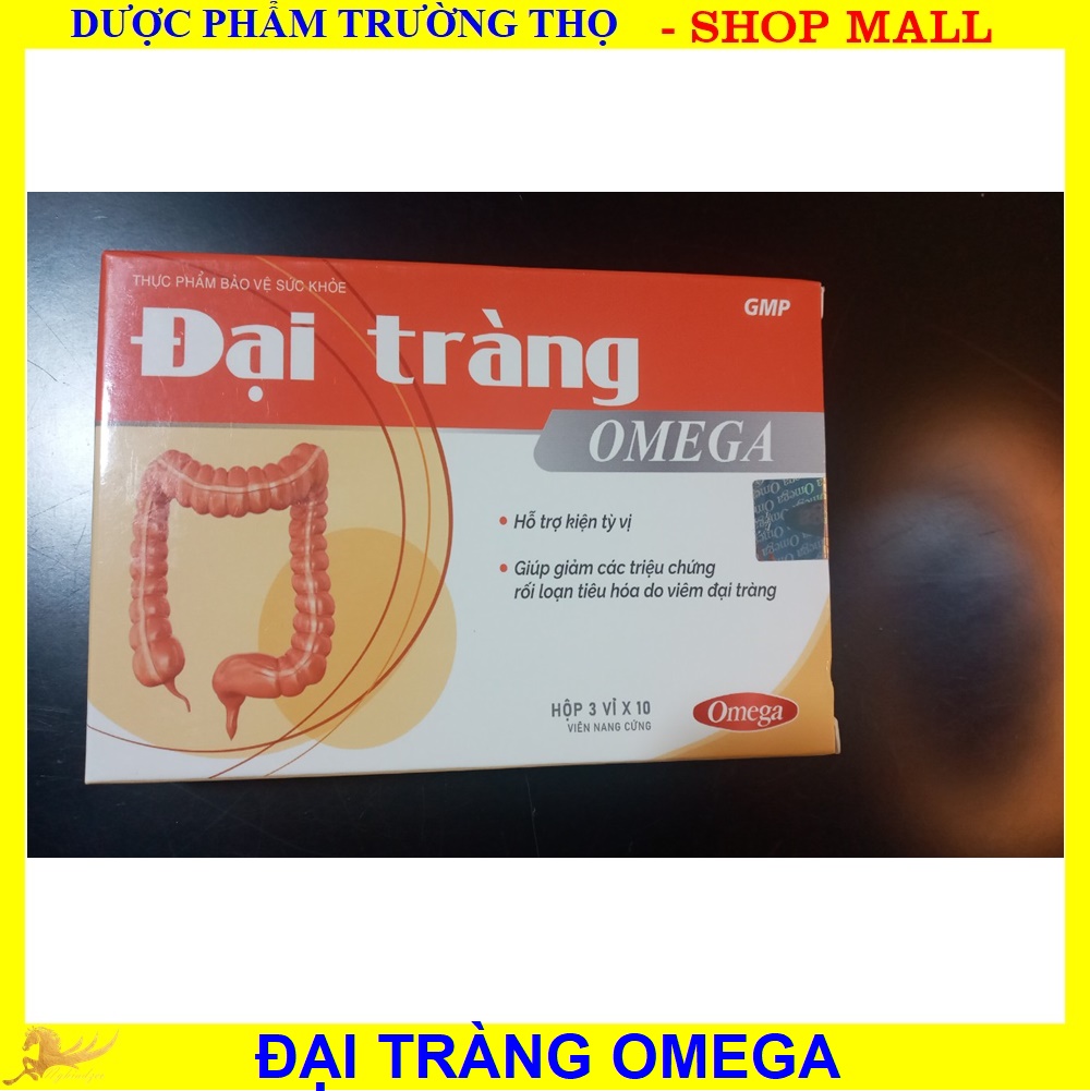 Viên Uống Đại Tràng Thảo Dược Giảm Viêm Đại Tràng, Đau Co Thắt Đại Tràng, Rối Loạn Tiêu Hóa - Hộp 30 viên Dược Phẩm Trường Thọ