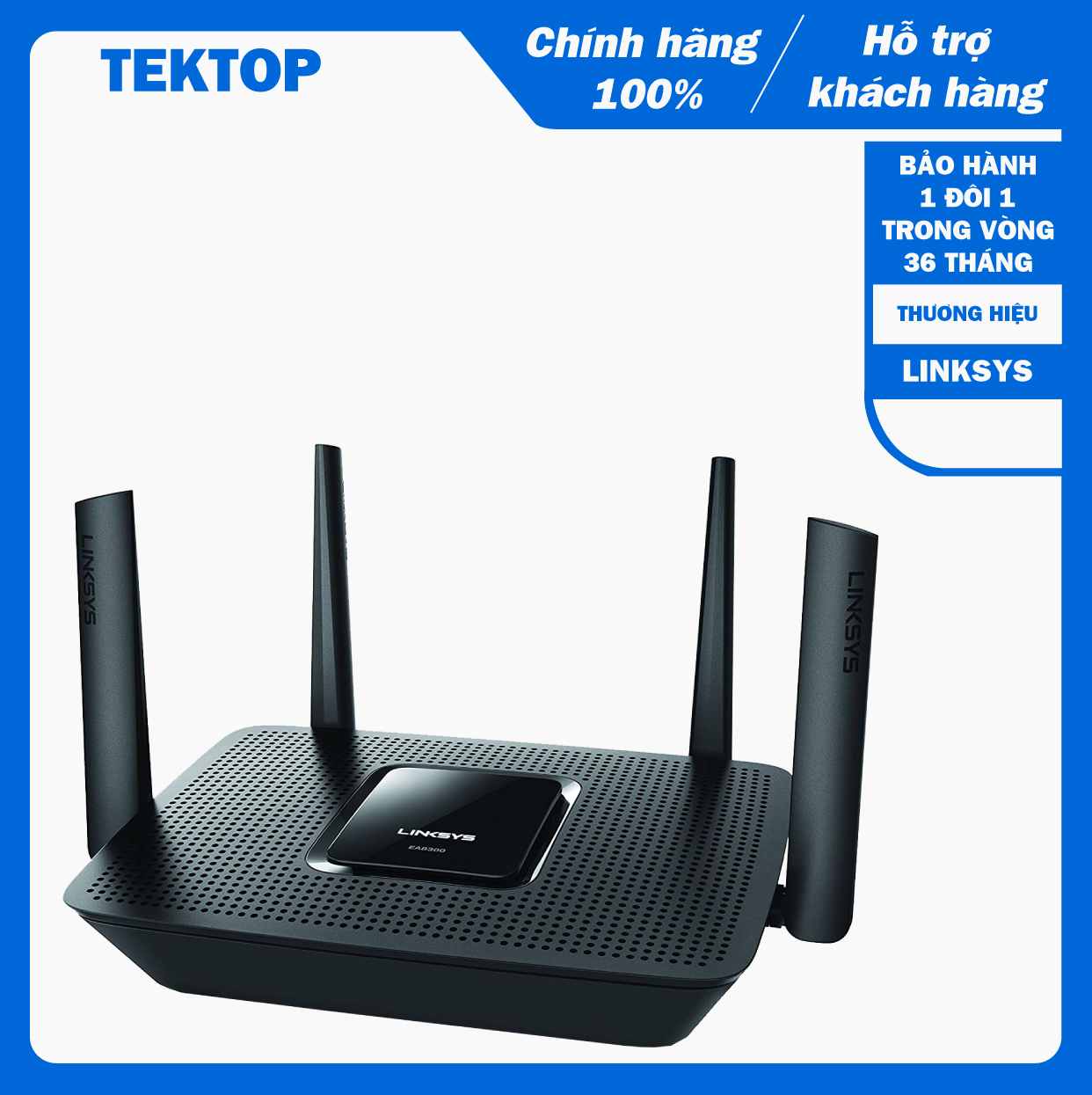 Bộ phát wifi băng tần kép linksys ea8500, công nghệ mu-mimo