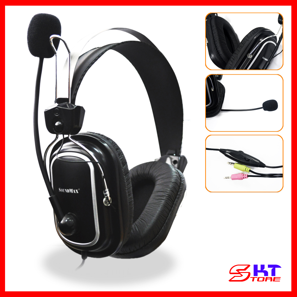 Tai nghe soundmax ah302 cảm nhận sự thoải mái - hàng chính hãng