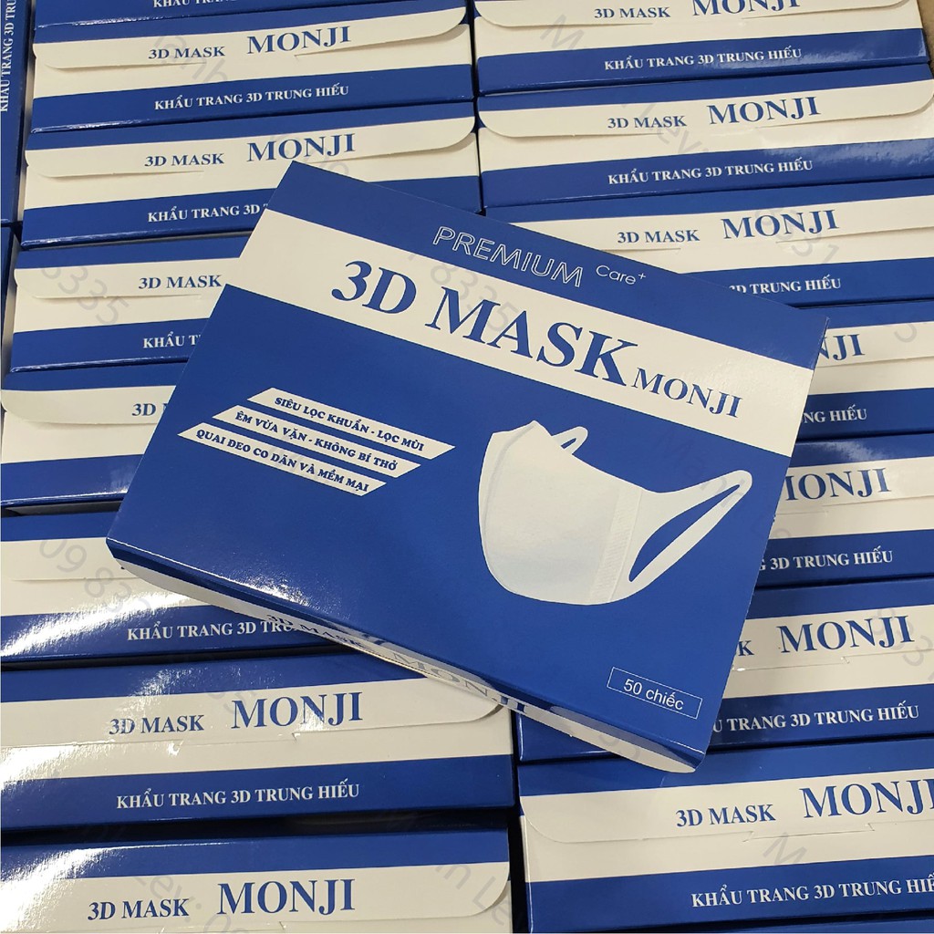 Khẩu trang 3D Mask công nghệ dập Nhật Bản hộp 50 cái