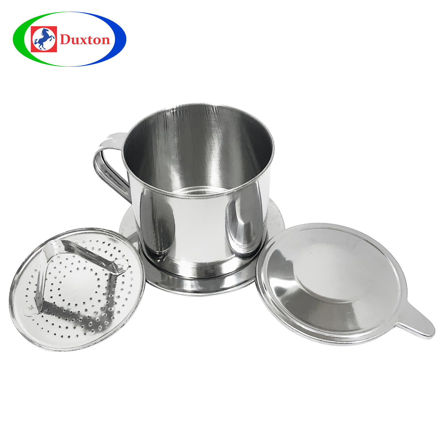Phin cà phê inox dạng gài duxton dg-phingai7 7cm