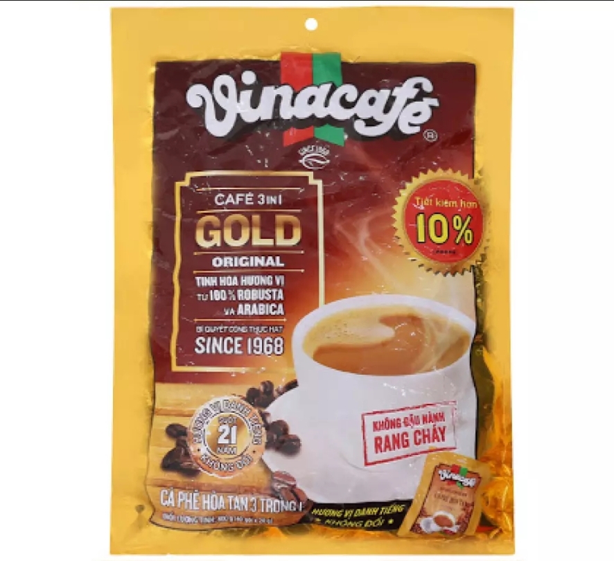 (HCM) VINA CÀ PHÊ 3IN1 BỊCH 40 GÓI 20 GRAM
