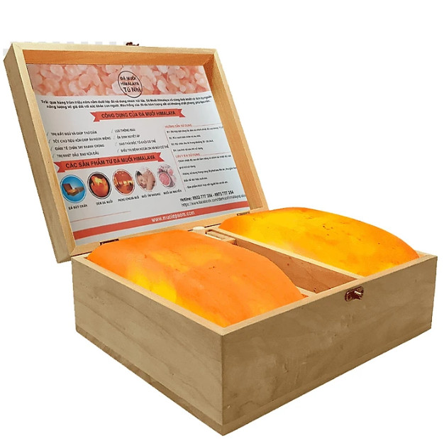 Hộp Đá Muối Himalaya Massage Chân