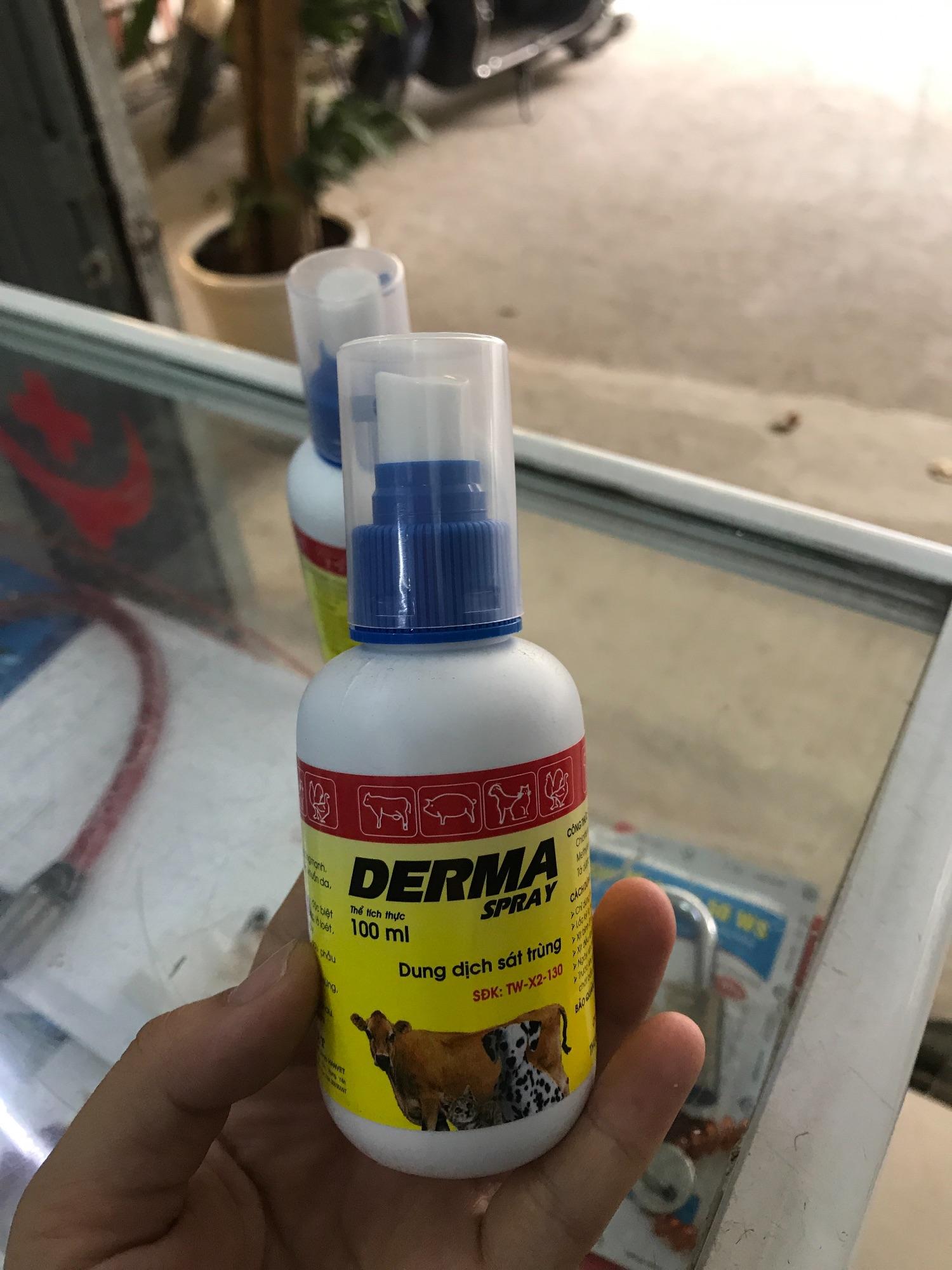 Xịt phòng  nấm, lở loét cho chó mèo -DEMA 100ML