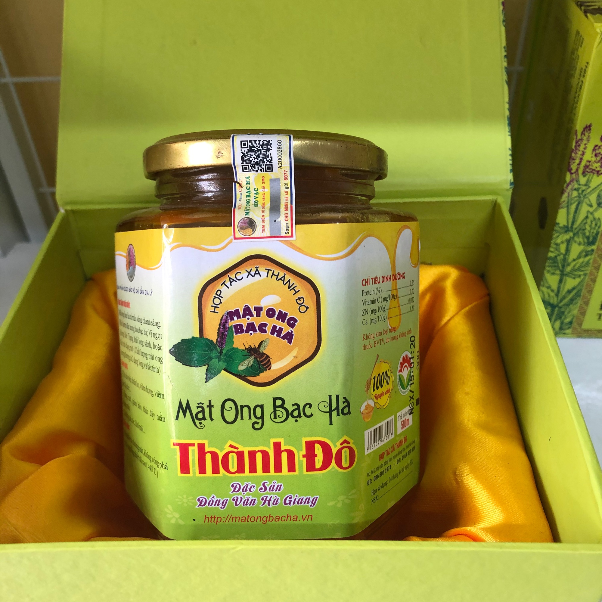 Mật ong bạc hà hà giang