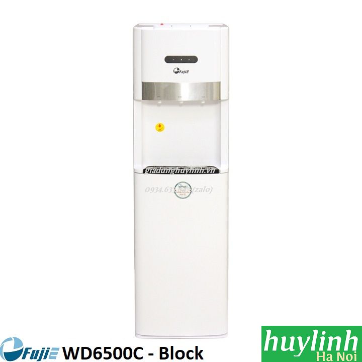 Cây nước nóng lạnh 3 vòi Fujie WD6500C - làm lạnh bằng Block