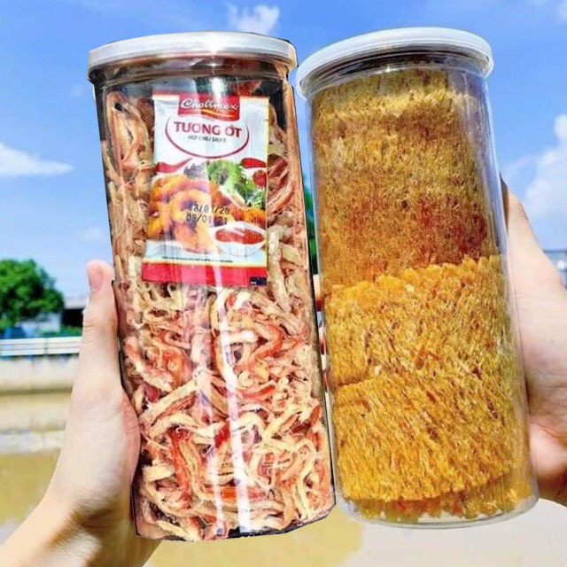 Mực hấp nước dừa & mực cán tẩm vị
