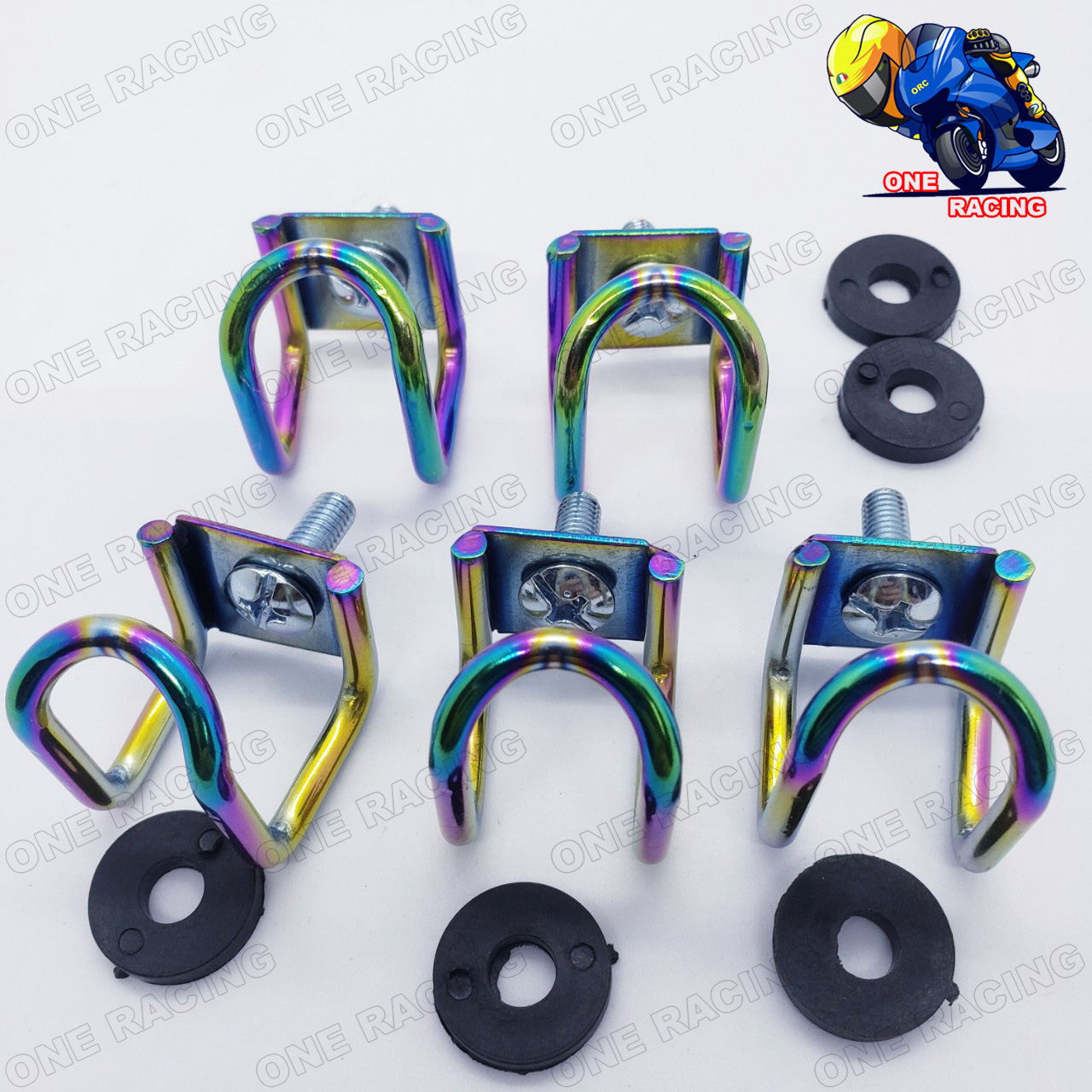 Móc treo đồ xe máy titan, mẫu cao cấp, ONE RACING